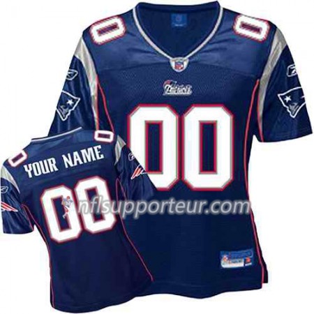 Maillot Femme New England Patriots Personnalisé Navy 